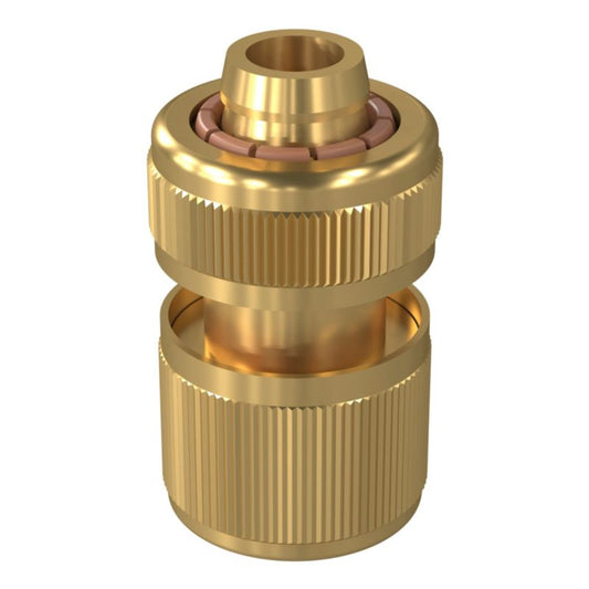 GoodHome hurtigkobling 5/8"-3/4" med stopfunktion