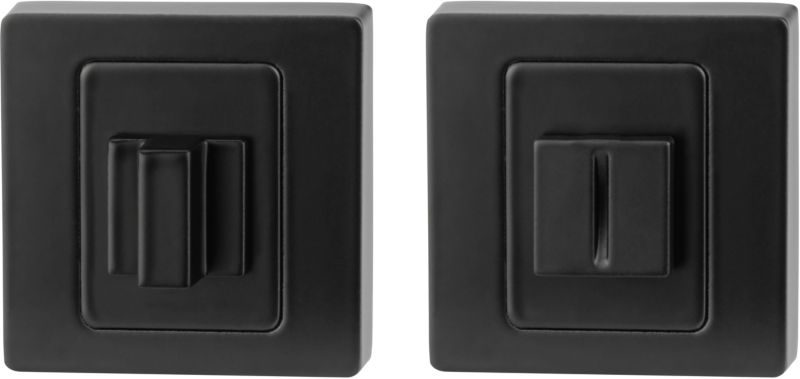 Dørskilt QZ-540 Mat Sort 25 mm | 5901912889163