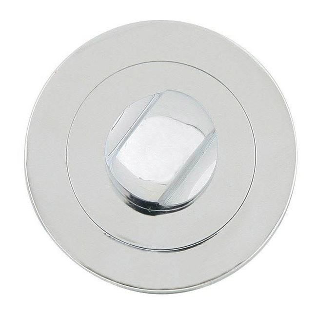 Rund Dørskilt 950 M6 WC Krom