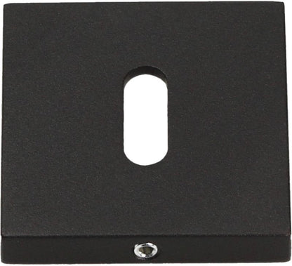 Dørskilt Firkantet Sort Struktur 52x52 mm | 5901304774350
