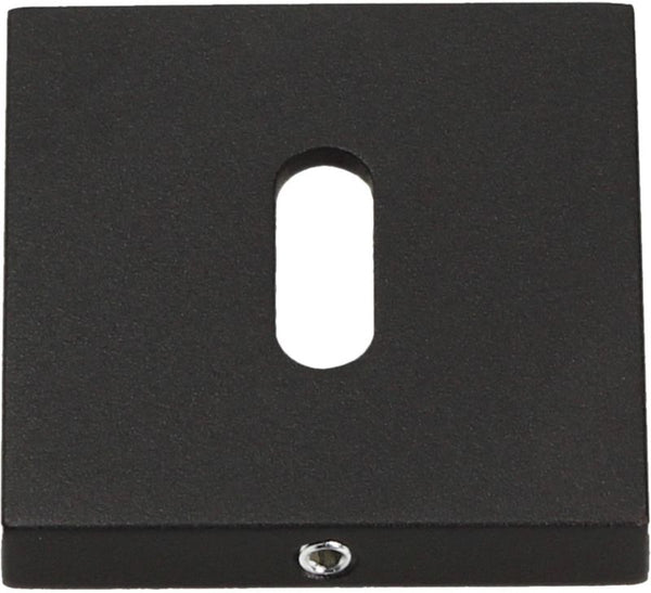 Dørskilt Firkantet Sort Struktur 52x52 mm | 5901304774350