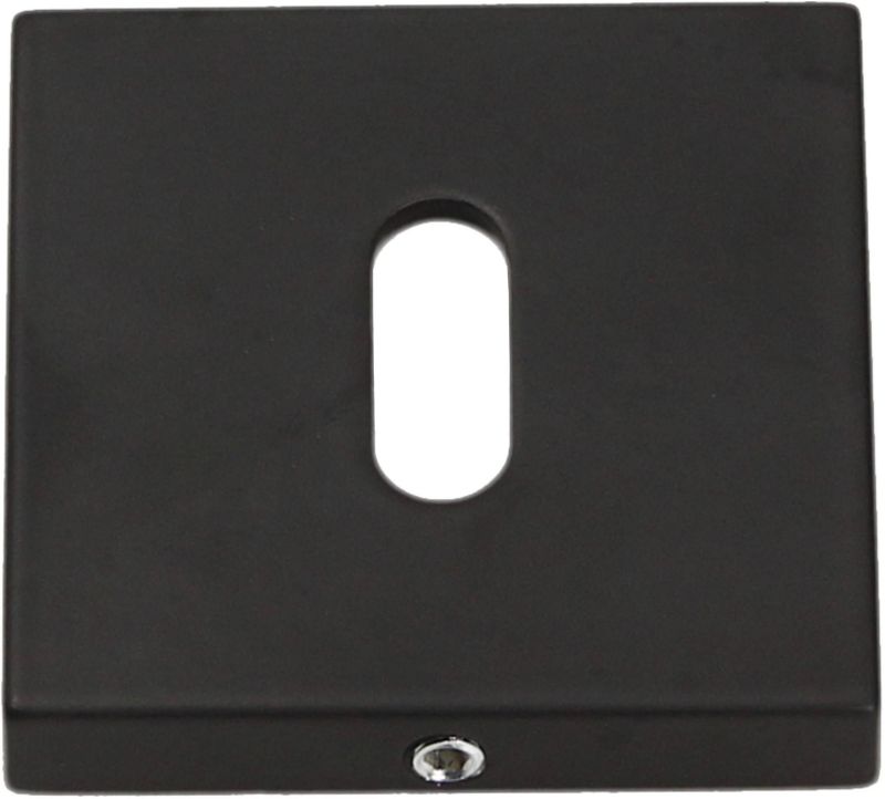 Dørskilt Firkantet Sort Supermat 52x52 mm