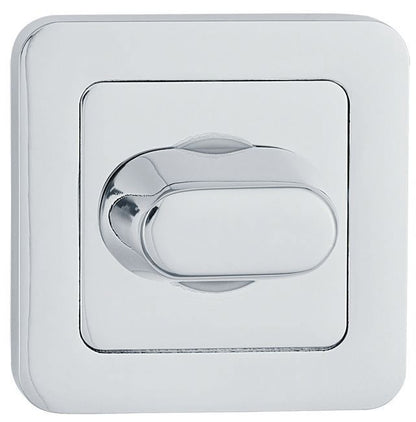 Dørskilt Firkantet WC Lås Krom 40-60 mm