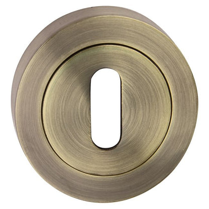 Dørskilt Rundt Patina Aluminium og Stål
