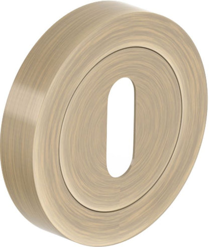Dørskilt Rundt Patina Aluminium og Stål