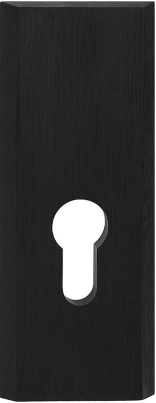Dørskilt Firkantet Sort Aluminium 131x131 mm | 5901643186586
