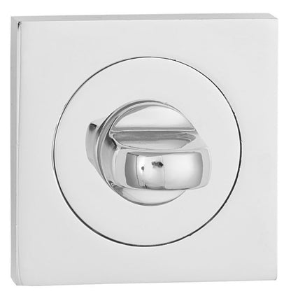 Dørskilt Firkantet WC Krom 45 mm