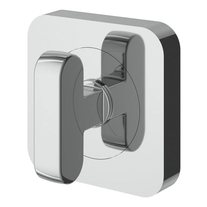 Dørskilt Firkantet WC Poleret Krom 52,5 mm | 5059340546407