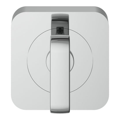 Dørskilt Firkantet WC Poleret Krom 52,5 mm | 5059340546407