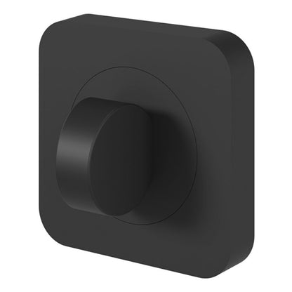 Dørskilt Firkantet Lige Mat Sort 52 mm