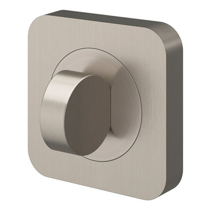 Dørskilt Rundt Satin Nikkel 52,5 mm