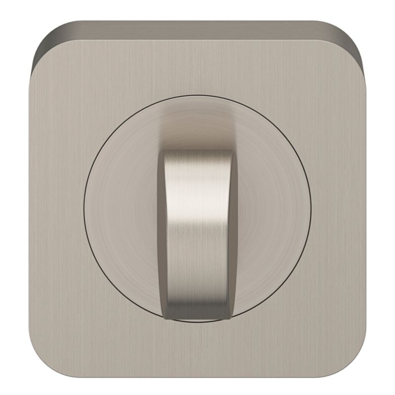 Dørskilt Rundt Satin Nikkel 52,5 mm