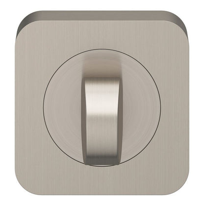 Dørskilt Rundt Satin Nikkel 52,5 mm