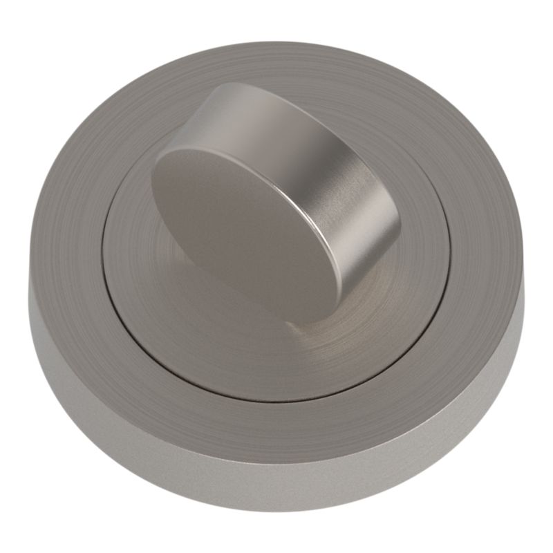 Rund Roset WC Minimal Børstet Nikkel 50 mm