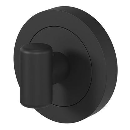 Rund Roset til Indvendig Dør Mat Sort 50 mm