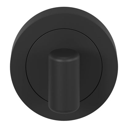 Rund Roset til Indvendig Dør Mat Sort 50 mm