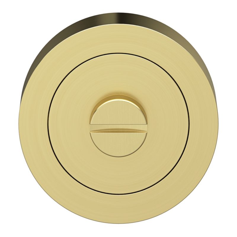 Rund Roset WC Børstet Messing 50 mm