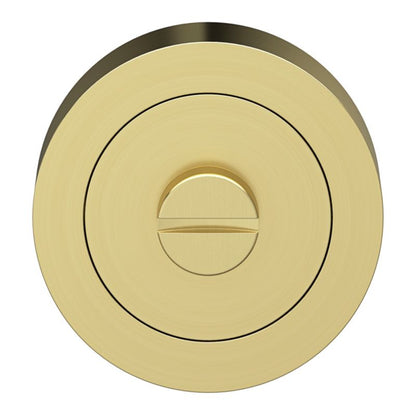 Rund Roset WC Børstet Messing 50 mm