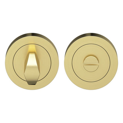 Rund Roset WC Børstet Messing 50 mm