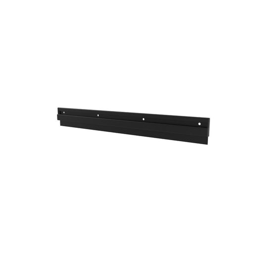 GoodHome Rand skinnesystem til kroge 60 cm mat-sort