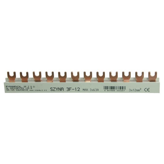 Trebaneskinne med tre spor Pawbol 3F S-12