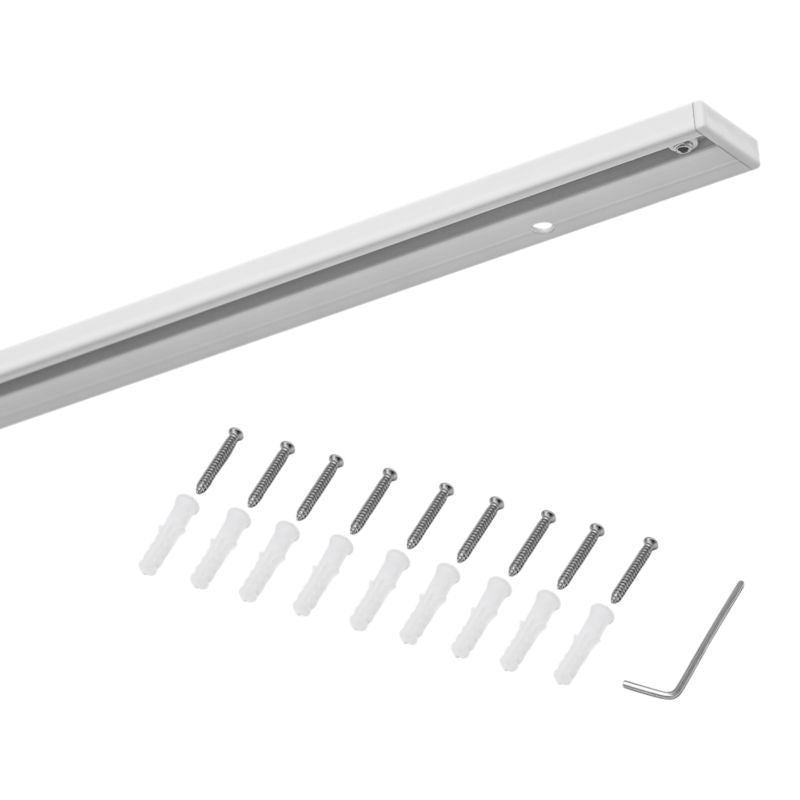 GoodHome Thira 1-spors loftskinne 250 cm hvid