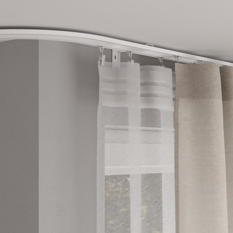 GoodHome Thira 2-spors loftskinne i hvid, 150 cm
