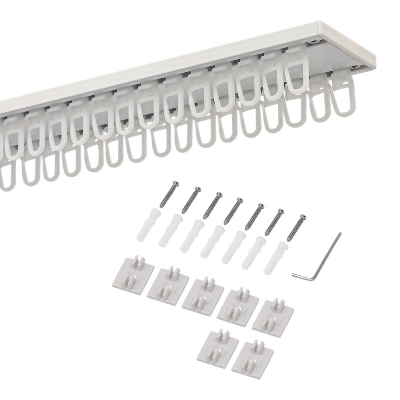 GoodHome Thira 2-spors loftskinne i hvid, 200 cm