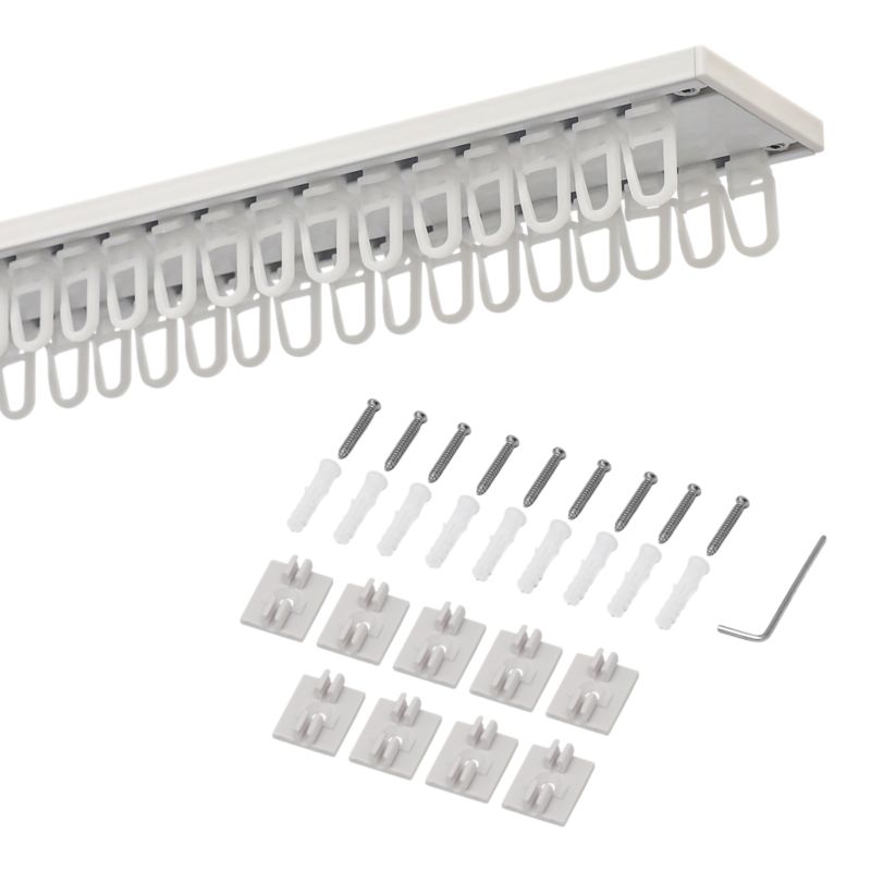 GoodHome Thira 2-spors loftskinne i hvid, 240 cm