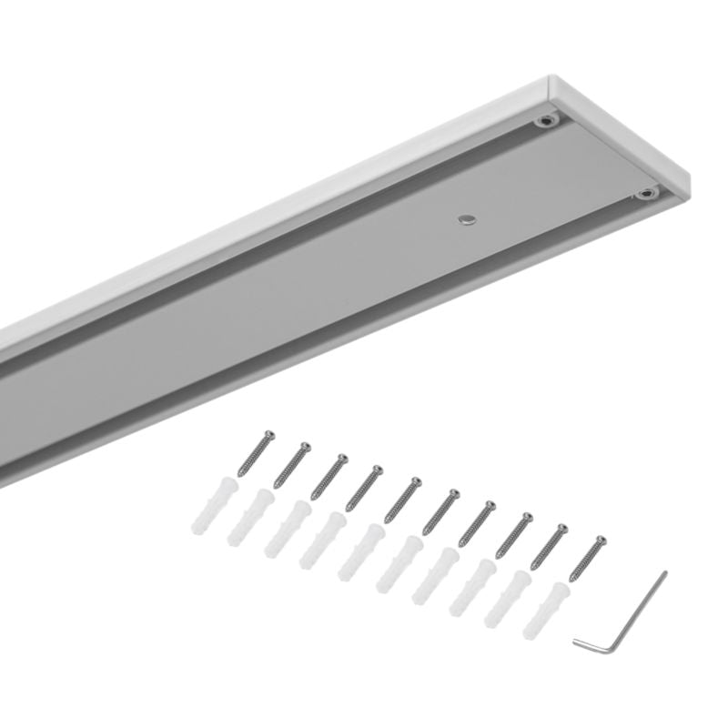 GoodHome Thira 2-spors loftskinne i hvid, 300 cm
