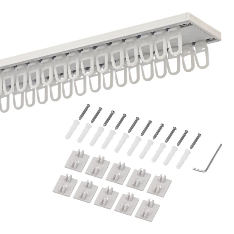 GoodHome Thira 2-spors loftskinne i hvid, 300 cm