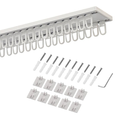 GoodHome Thira 2-spors loftskinne i hvid, 300 cm