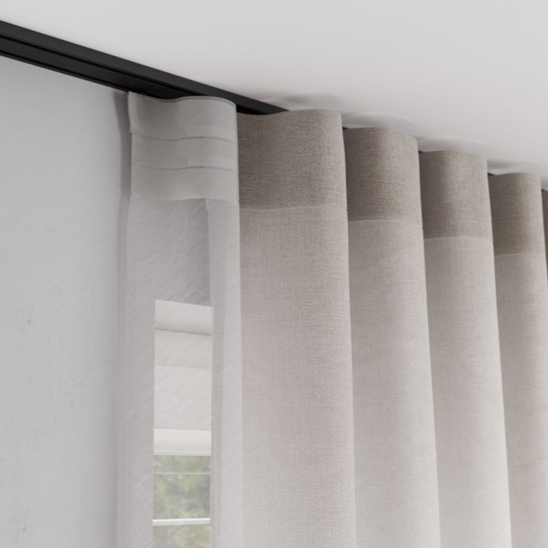 GoodHome Thira 2-spors loftskinne i sort 150 cm