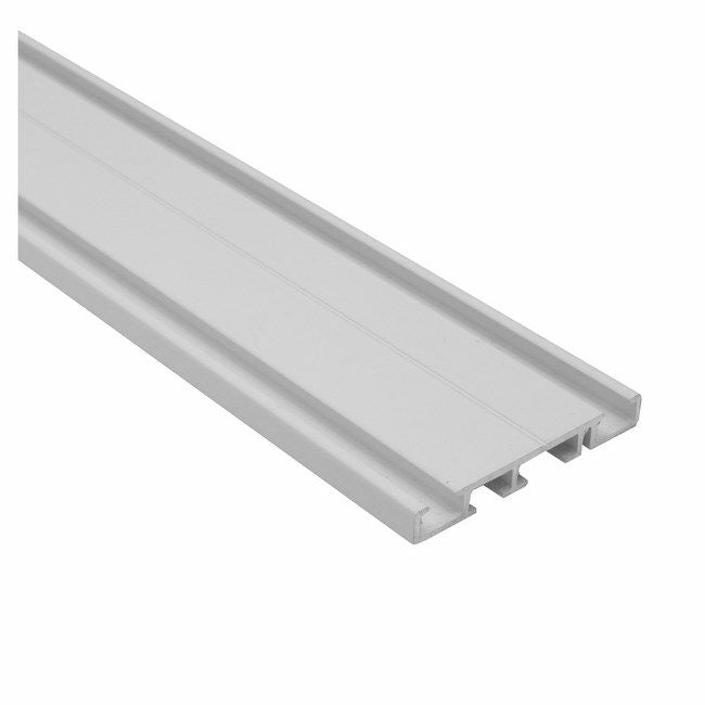 Aluminiumsloftskinne med 2 spor, hvid, 150 cm