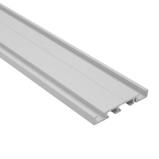 Hvid 2-sporet loftskinne i aluminium 200 cm