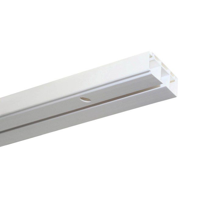 GK1 loftskinne 1-sporet hvid 210 cm