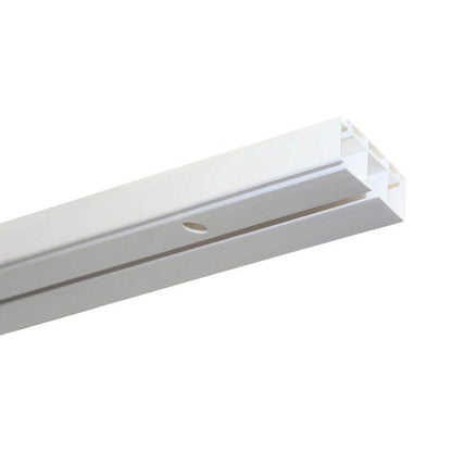 GK1 loftskinne 1-sporet hvid 210 cm