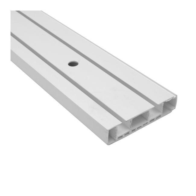 Hvid GK2 2-sporet loftskinne 150 cm