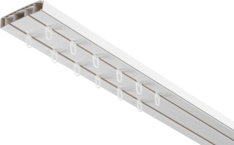 Hvid GK2 2-sporet loftskinne 150 cm