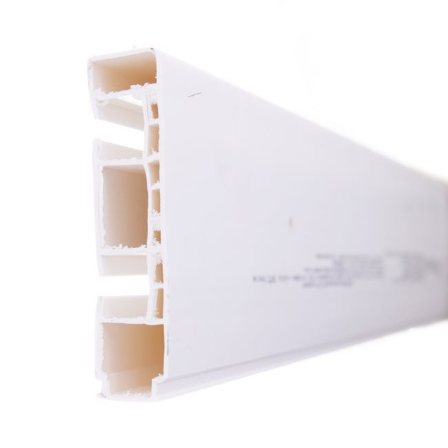 Hvid 2-sporet loftskinne GK2 180 cm