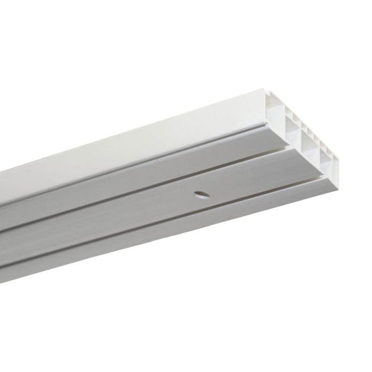 Hvid 2-skinne loftskinne GK2, 250 cm