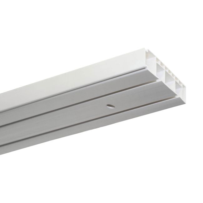 GK2 2-spors loftskinne i hvid, 300 cm