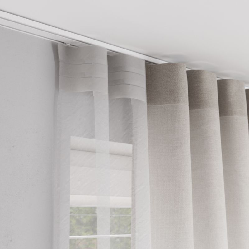 GoodHome Thira 2-spors hvid loftskinne 200 cm