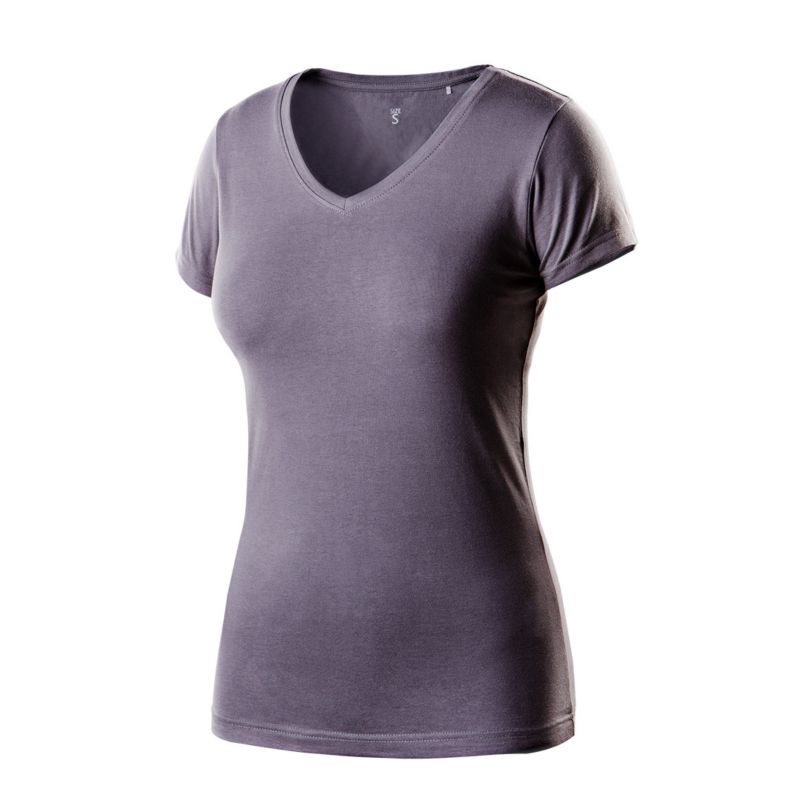 NEO TOOLS Woman Line dame-T-shirt L grå 1 stk.