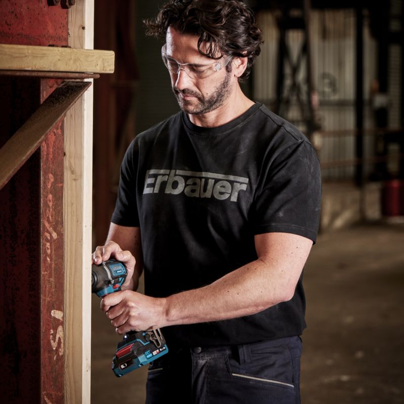 Erbauer sort t-shirt M