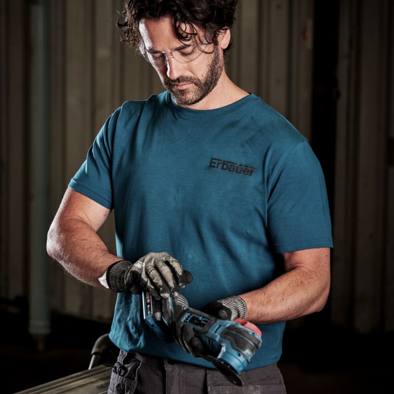 Erbauer blå t-shirt XXL