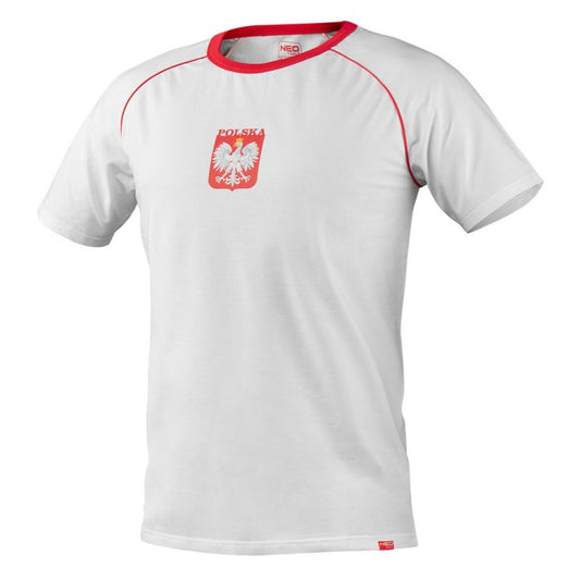 NEO TOOLS Polska fan-T-shirt XXXL hvid-rød 1 stk.