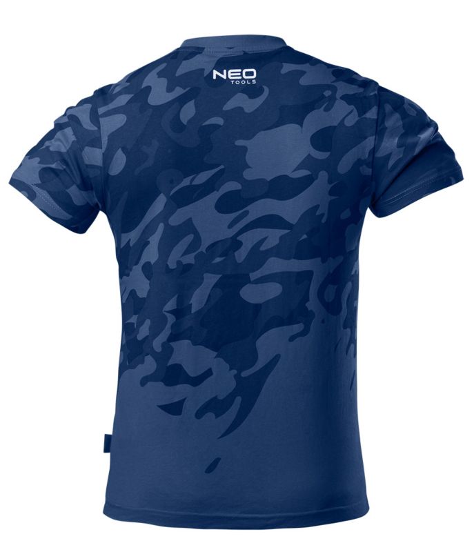 NEO TOOLS Camo Navy t-shirt L navyblå 1 stk.