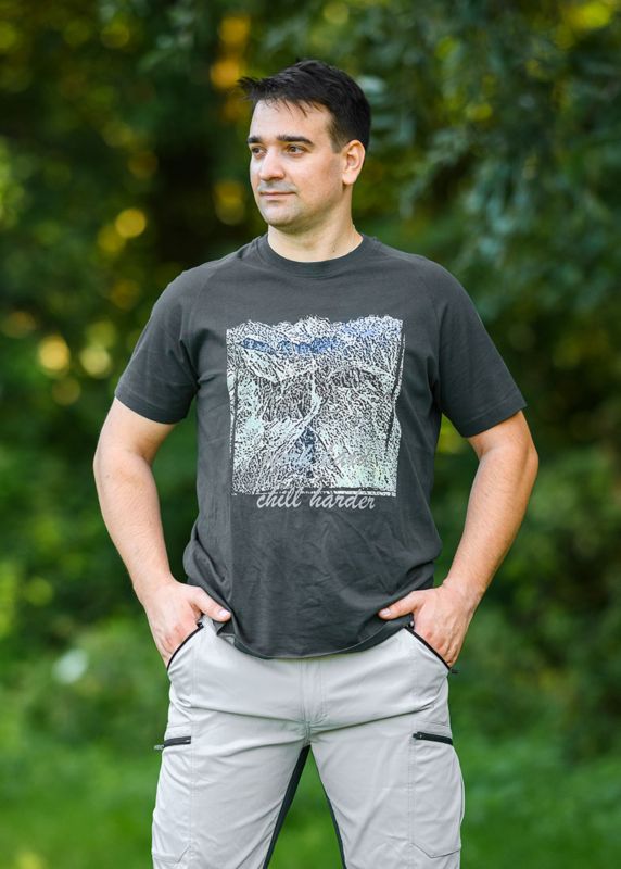 NEO TOOLS outdoor t-shirt bjerge XXL grafitgrå 1 stk.