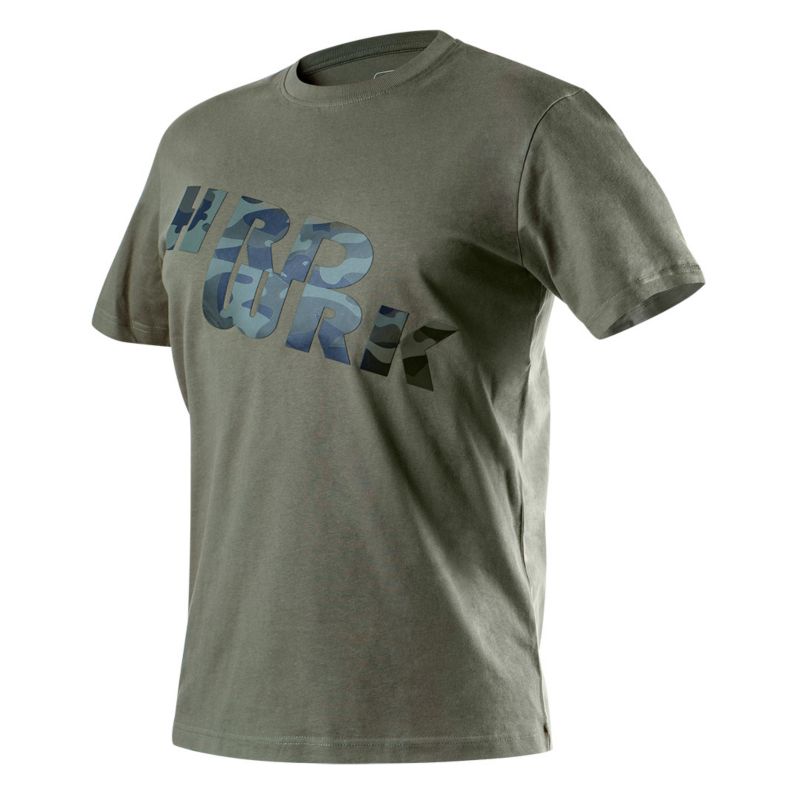 NEO TOOLS Camo arbejdst-shirt M olivengrøn 1 stk.